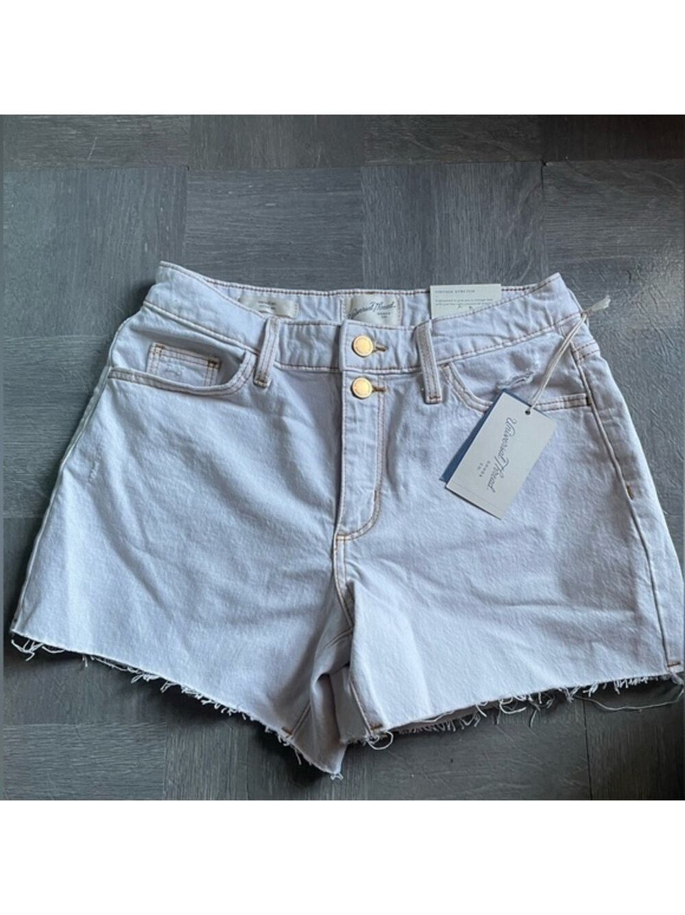 Universal Thread High Rise Midi Jean Shorts Women's